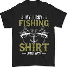 MOST POPULAR Do Not Wash My Lucky Fishing Funny Fisherman Tee T-Shirt S-3XL