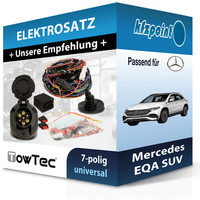 für Mercedes EQA SUV 02.2021-Jetzt Towtec E-Satz 7Polig Universell NEU