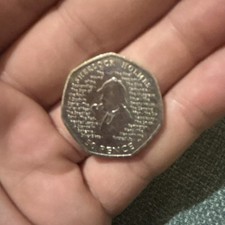 2019 Sherlock Holmes 50p coin