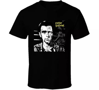 Peter Gabriel 80s music T shirt Full Size S To 5XL Black CO137