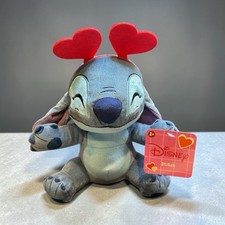 Disney Stitch Valentine  s Plush Just Play NWT Heart Antenna