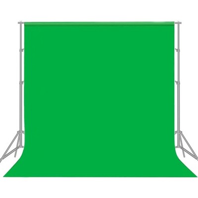Green Screen Fotohintergrund 3x3 m Chromakey Musselin Studio Video Online