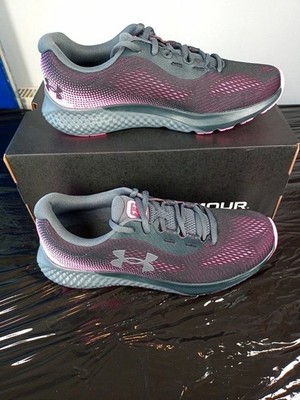 Under Armour Charged Rogue 4 Damen Laufschuhe Anthrazit Pink Größe UK 6