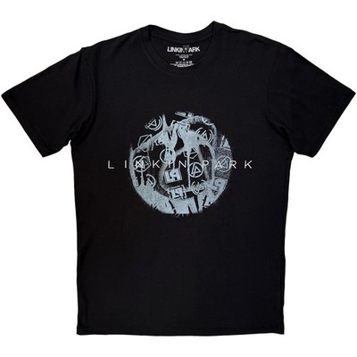 Linkin Park Premium Carbon T-Shirt: Logo Blur (Black) OFFICIAL NEU
