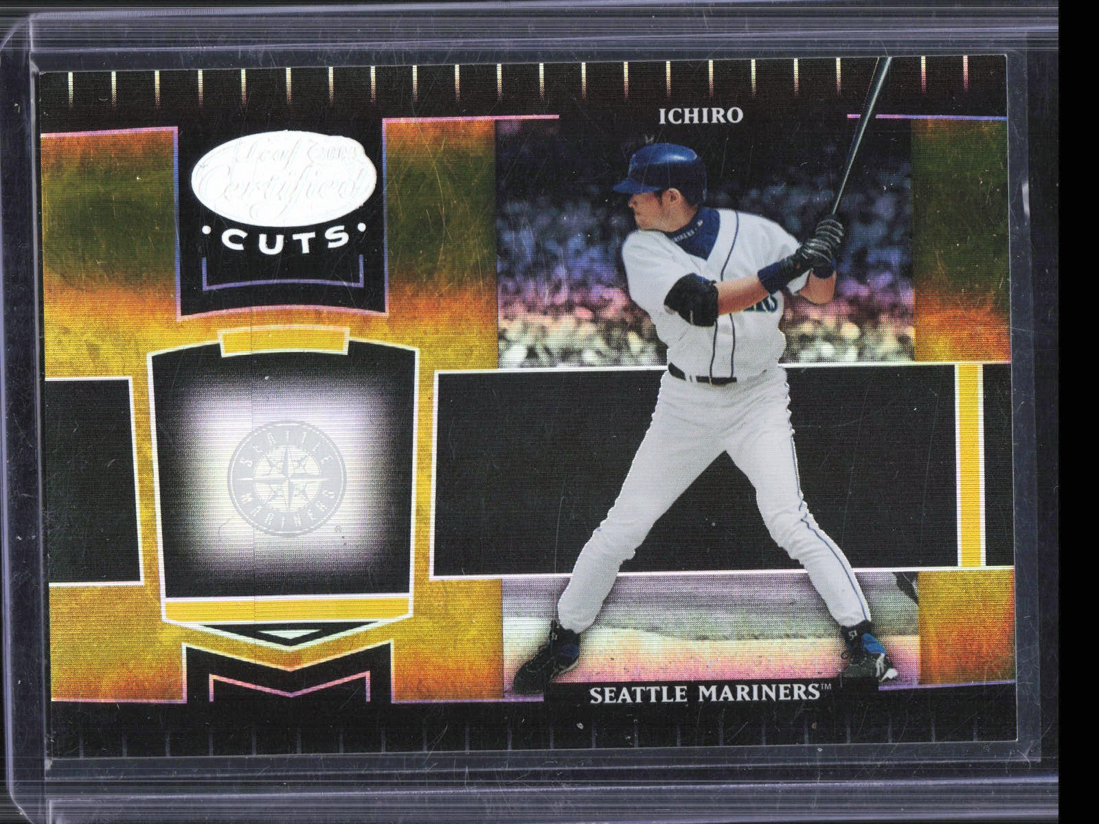 2004 Leaf Certified Cuts Ichiro #175 Marble Gold /25 Seattle Mariners
