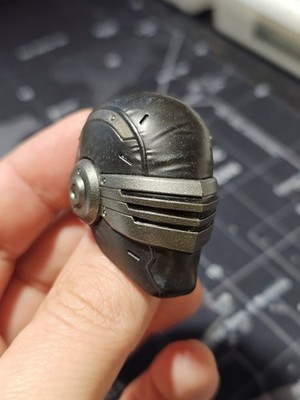 GI JOE Snake Eyes FIGzero ThreeA  ThreeZero Head Sculpt Cobra Ninja 1/6 C