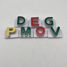 7 Replacement Leap Frog Word Whammer Fridge Phonics Magnetic Letters 2  X 1-1/2  