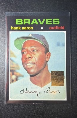 2000 Topps - Hank Aaron Reprints Hank Aaron #18 1971 Topps