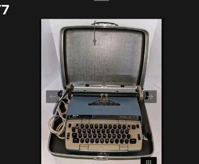 Vintage Smith-Corona Electra 210 Electric Typewriter Case Manual Tested Works