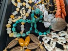 Huge Vintage Collection Of Glass /Real Stones & Faux Stone Lot -Necklace -Etc. — photo 10