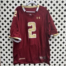 NWT UA 2011 Boston College Signed Team Jersey Luke Kuechly & 40+ Signatures Sz M