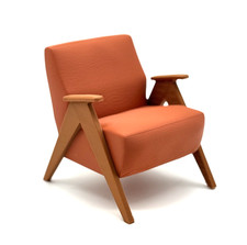 1/6 Scale Doll Armchair w/ Leather Texture Mi...