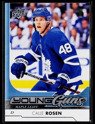 2017-18 Upper Deck #216 Calle Rosen RC Young Guns Toronto Maple Leafs