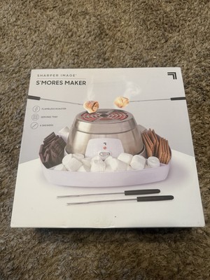 Sharper Image Electric Tabletop S'mores Maker for Indoors with Serving Tray