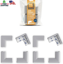 Slimfit Baby Corner Protector Soft Foam Furniture Safety Guards Stone Grey