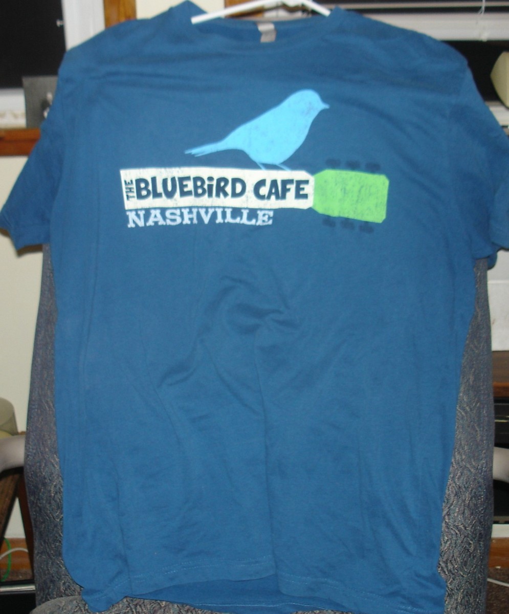REDUCED!  Vintage BLUEBIRD CAFE Nashville T Shirt LARGE Rare