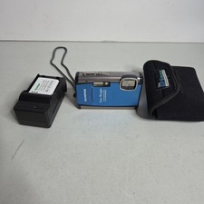 Blue Olympus Stylus Camera Tough 6000 10MP WaterShockproof New Battery Charger