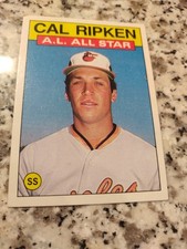 86 Topps Miscut Cal Ripken All Star Card
