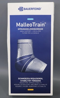 Bauerfeind MalleoTrain Ankle Support, Stability, Beige, Size 5, Left Foot