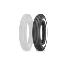 Shinko Super Classic 270 Frontrear Whitewall Tire - 5.00-16 Tube Type 87-4621