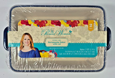 The Pioneer Woman Rectangular Baker w/ Lid Fl...