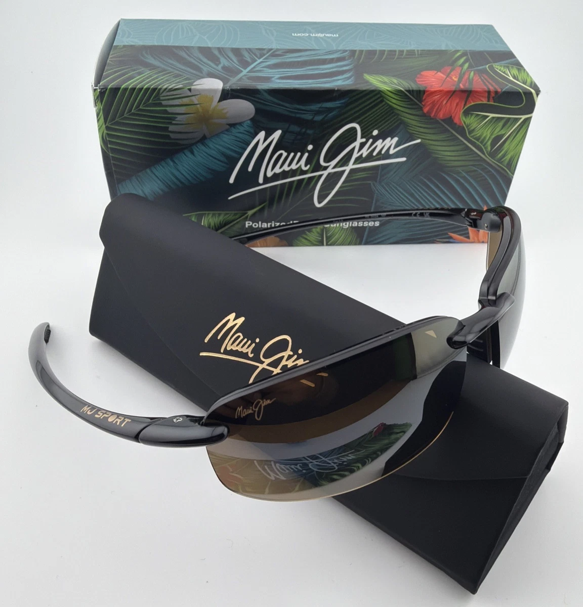Maui Jim Gold Polarized Sunglasses for Men | eBay display picture 2