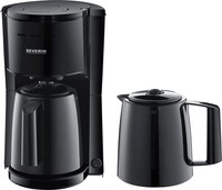 Severin KA9307 Filterkaffeemaschine 2 Thermokannen 8 Tassen 1000W Schwarz