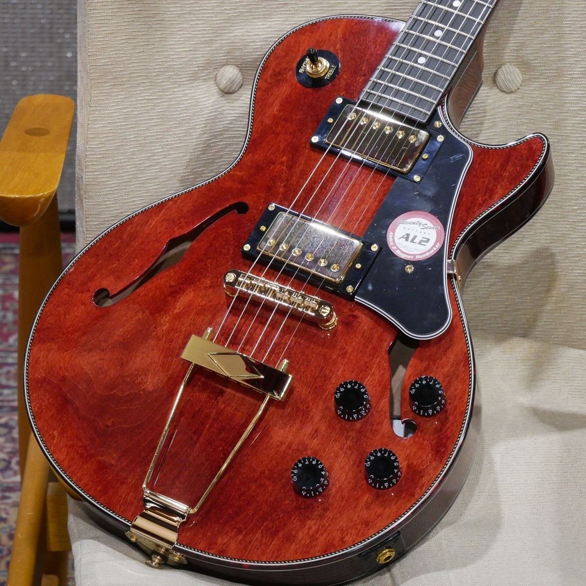 Seventy Seven Guitars STORK-STD-JT AR Antique red Japan Tune-up
