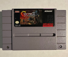 Contra III: The Alien Wars Nintendo SNES Tested & Working *Cartridge Only*