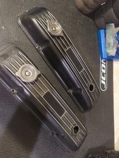 Sbc Vintage Cast Aluminum Valve Covers Chevy 350 283 327