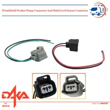 Windshield Washer Pump Connector  And Fluid Level Sensor Connector Fits Toyota