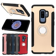 For Samsung S9 Plus/Note 10/S20/S10 Phone Case Skin Cover With Ring Stand Holder