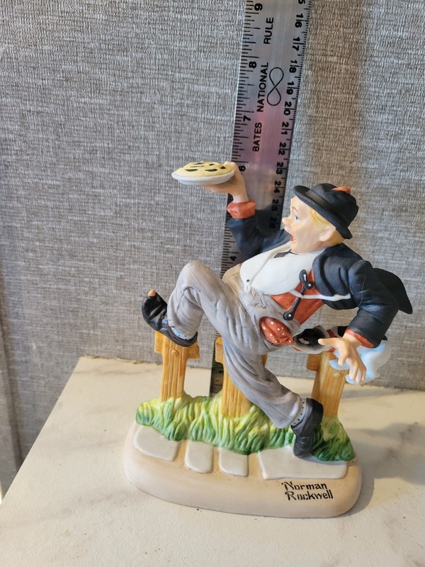 Norman Rockwell's "Caught in the Act" figurine