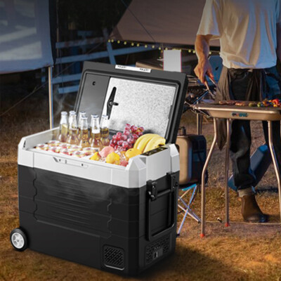 DC12V/24V 50L Dual Zone Compressor Car Refrigerator Camping