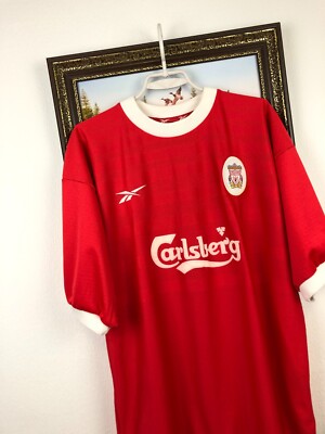 Liverpool Home football shirt 1998 Soccer Reebok Jersey Mens Red