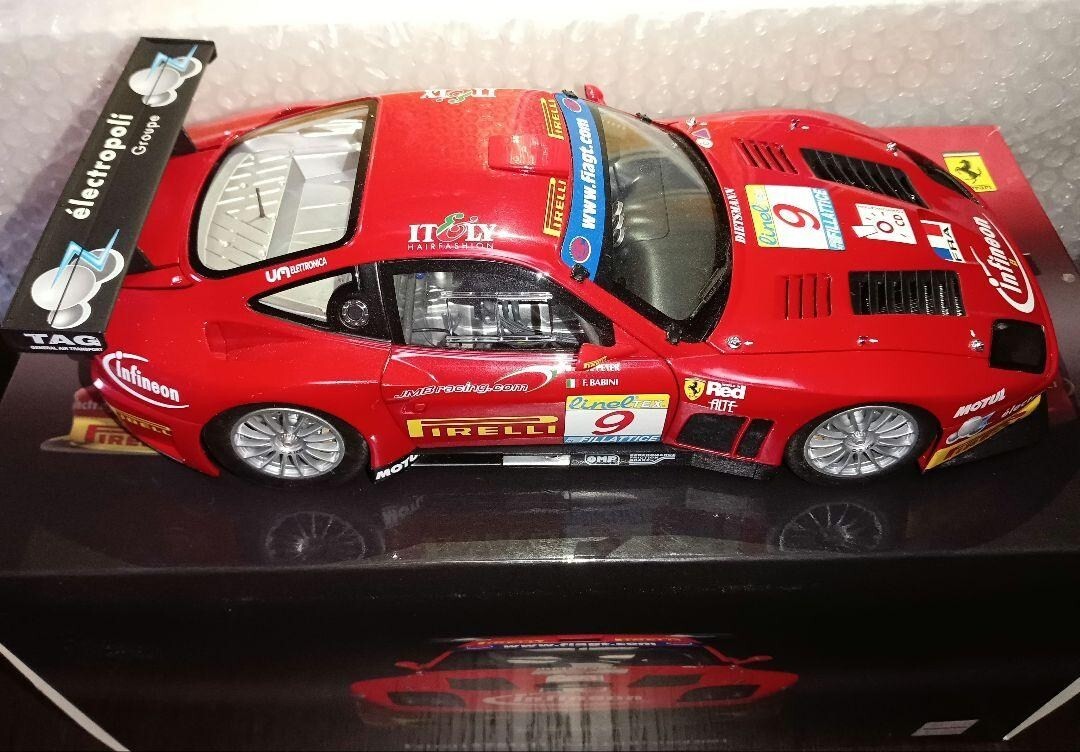 KYOSHO京商1/18Ferrari 575 Team JMB Estoril Kyosho Ferrari 575 GTC Team JMB Estoril 1/18 Model Car Used