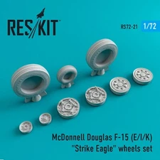 ResKit RS72-0021 Scale 1:72 F-15 E,I,K Strike Eagle Resin Wheel Upgrade Aviation