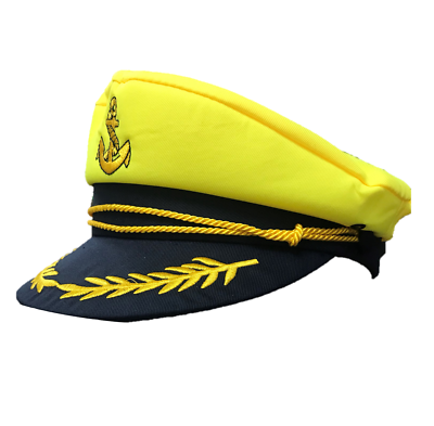Details about   Sailor Hat Anchor Captain Stag Event Hen Night Neon UV Bright Costume Accessory 