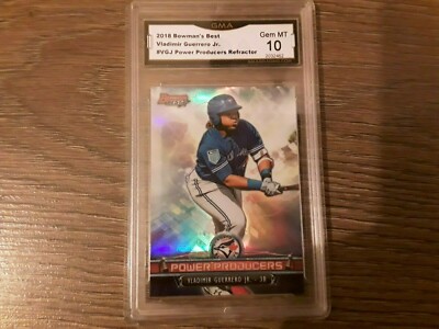 Vladimir Guerrero Jr 2018 Bowman's Best Refractor Baseballkarte MLB - Gem MT 10