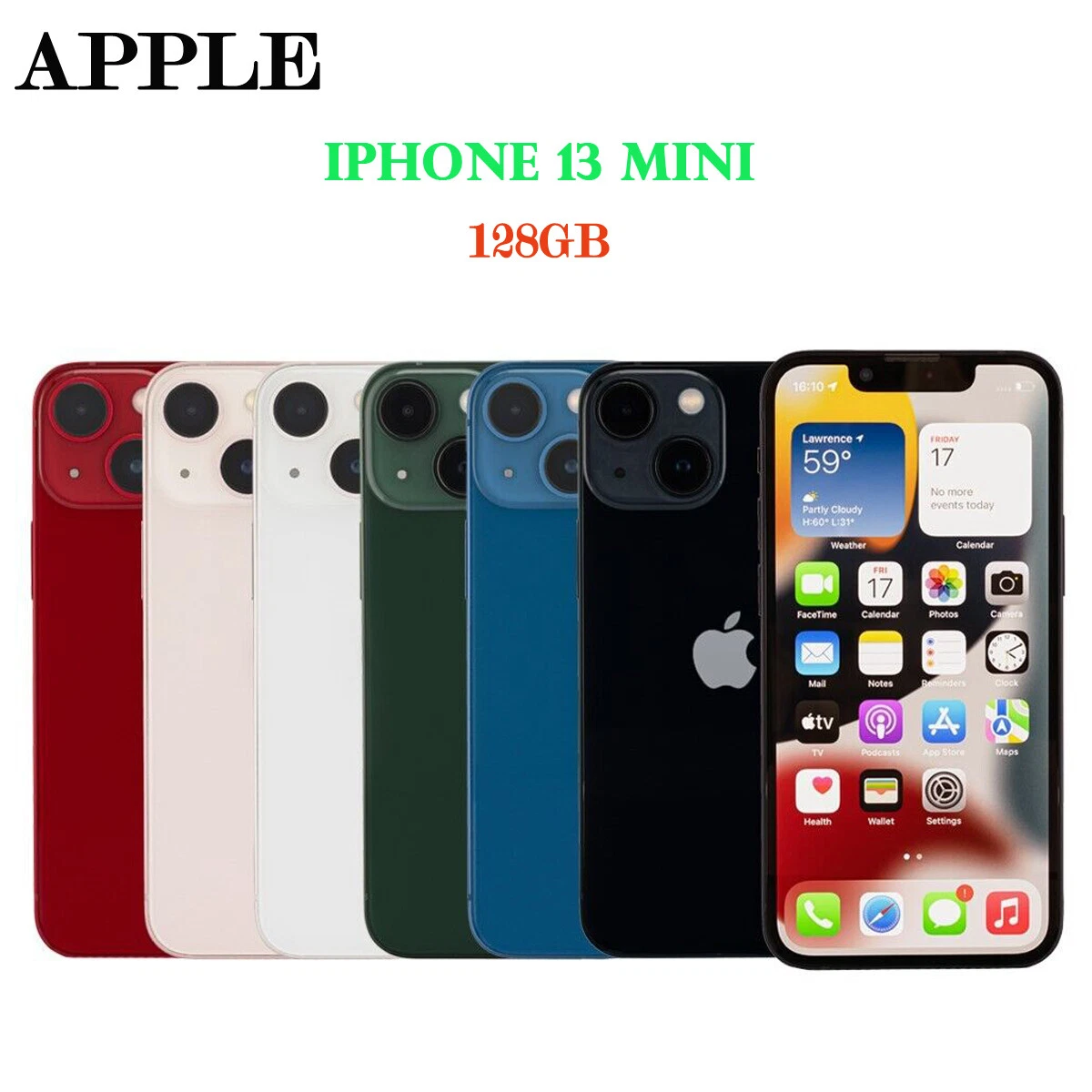 Nuevo Apple iPhone 13 Mini 5G 4+128GB 5.4" Sin Simlock Desbloqueado Smartphone