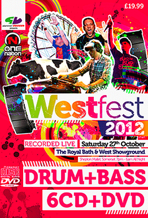 Westfest 2012 Drum & Bass CD Pack - Imagen 1 de 1