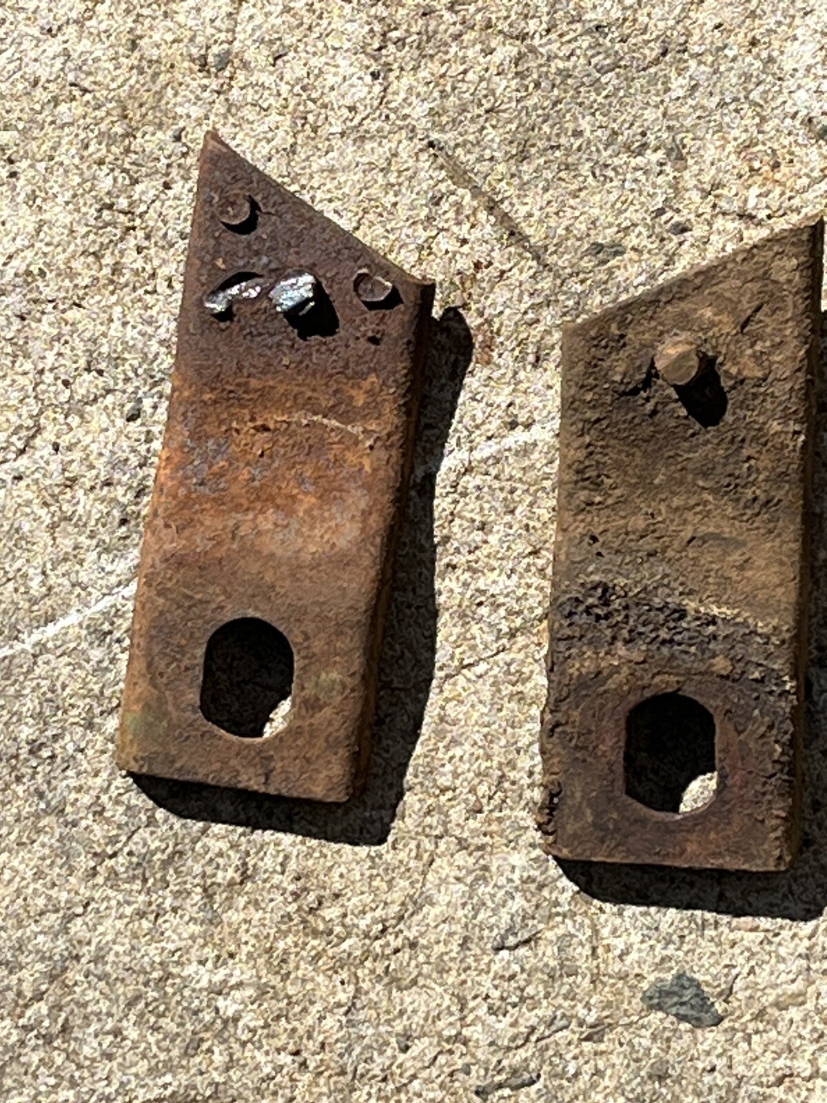 Toe Board Gusset Bracket Straps Set Pair fits willys jeep MB GPW CJ2A