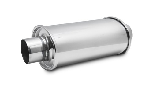 Vibrant Performance 1141 Ultra Quiet Exhaust Resonator, 2.5" inlet/oulet