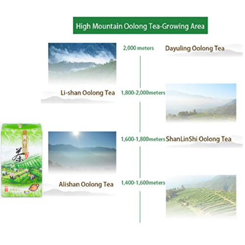 VAVCO Taiwán Alishan Alta Montaña Té Oolong Hoja Suelta Té Orgánico - Imagen 10 de 10