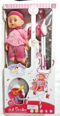 TUTU LOVE BABY DOLL) DOLL STROLLER (4 Doll Accesories) IC Function NEW!!! |  eBay.de
