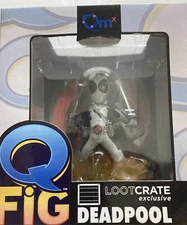 Deadpool Q-Fig Grey Variant Figure Loot Crate Exclusive QMX 2015 NEW