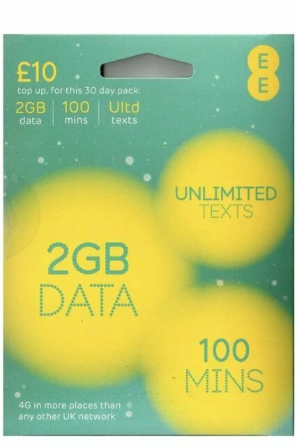 2G Connectivity EE Mobile Phone SIM Cards