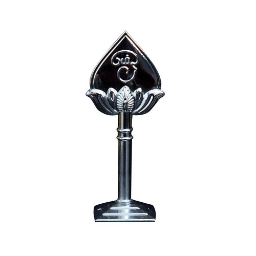Lord Murugan Vel for Car Dashboard, Metal ( Silver Colour, Pack of 1 ) - Picture 3 of 4