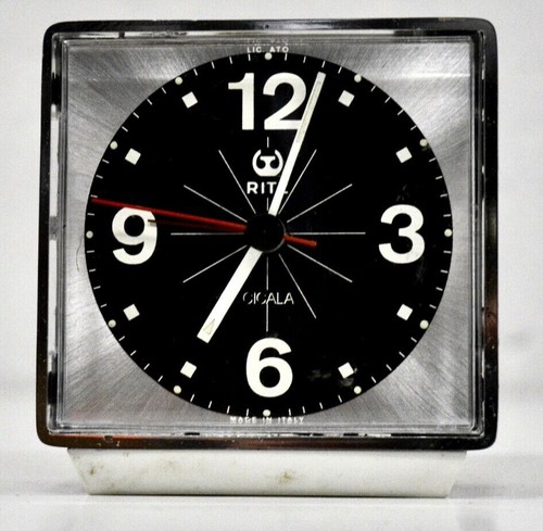 OROLOGIO SVEGLIA CICALA RITZ VINTAGE ANNI 70 MODERNARIATO LICATO MADE IN  ITALY | eBay
