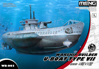 Meng-Model WB-003 -  Warship Builder- U-Boat Type VII (Cartoon Model)- Neu